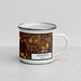 Right View Custom Hamilton Ohio Map Enamel Mug in Ember