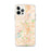 Custom Hamilton Ohio Map iPhone 12 Pro Max Phone Case in Watercolor