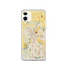 Custom Hamilton Ohio Map Phone Case in Woodblock