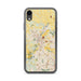 Custom Hamilton Ohio Map Phone Case in Woodblock