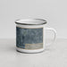 Right View Custom Hammond Louisiana Map Enamel Mug in Afternoon