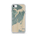 Custom iPhone SE Hampton Virginia Map Phone Case in Afternoon