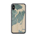 Custom iPhone X/XS Hampton Virginia Map Phone Case in Afternoon