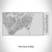 Rendered View of Hampton Virginia Map Engraving on 17oz Stainless Steel Insulated Cola Bottle