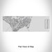Rendered View of Hampton Virginia Map Engraving on 10oz Stainless Steel Insulated Cup with Sipping Lid
