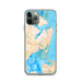 Custom Hampton Virginia Map Phone Case in Watercolor
