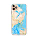 Custom Hampton Virginia Map Phone Case in Watercolor