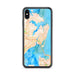 Custom Hampton Virginia Map Phone Case in Watercolor