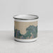 Front View Custom Hanalei Hawaii Map Enamel Mug in Afternoon