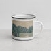 Right View Custom Hanalei Hawaii Map Enamel Mug in Afternoon