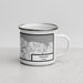 Right View Custom Hanalei Hawaii Map Enamel Mug in Classic