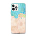 Custom Hanalei Hawaii Map iPhone 12 Pro Max Phone Case in Watercolor