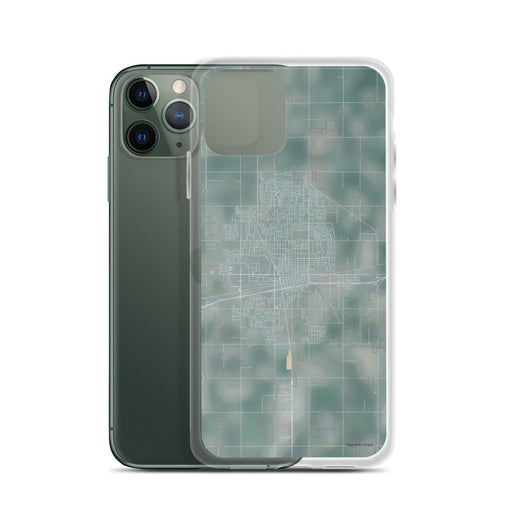 Custom Hanford California Map Phone Case in Afternoon