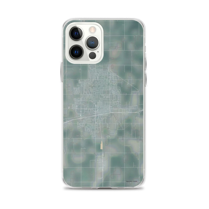 Custom iPhone 12 Pro Max Hanford California Map Phone Case in Afternoon