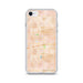 Custom iPhone SE Hanford California Map Phone Case in Watercolor