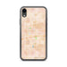 Custom iPhone XR Hanford California Map Phone Case in Watercolor