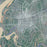 Hanover New Hampshire Map Print in Afternoon Style Zoomed In Close Up Showing Details