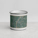 Front View Custom Hanover New Hampshire Map Enamel Mug in Afternoon