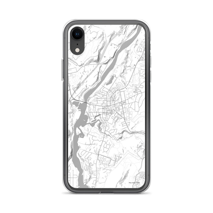 Custom Hanover New Hampshire Map Phone Case in Classic