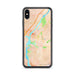 Custom Hanover New Hampshire Map Phone Case in Watercolor
