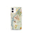 Custom Hanover New Hampshire Map iPhone 12 mini Phone Case in Woodblock