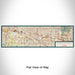 Flat View of Map Custom Hanover Park Illinois Map Enamel Mug in Woodblock