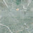 Harlingen Texas Map Print in Afternoon Style Zoomed In Close Up Showing Details