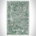 Harlingen Texas Map Print Portrait Orientation in Afternoon Style With Shaded Background