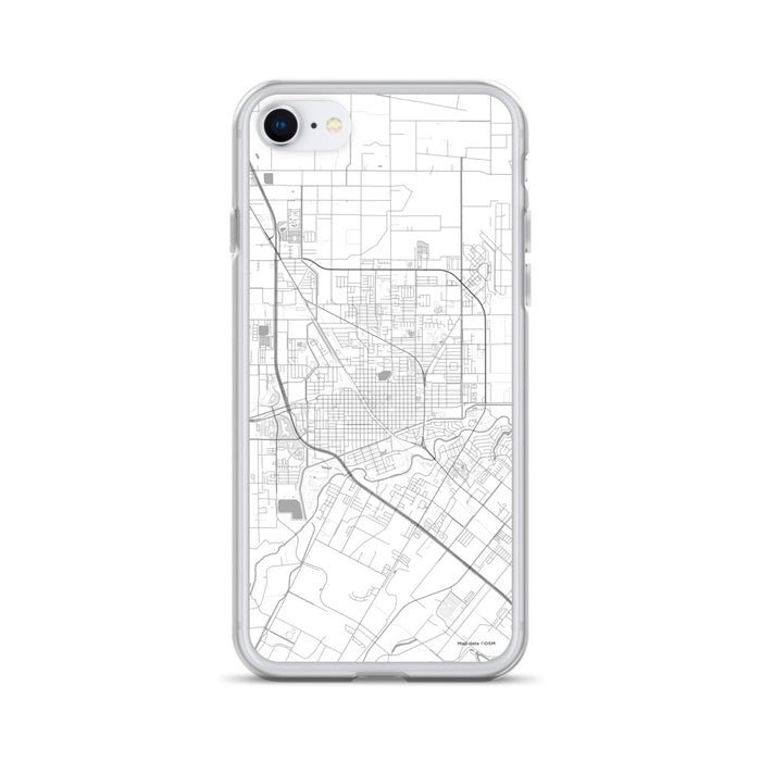Custom Harlingen Texas Map iPhone SE Phone Case in Classic