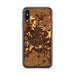Custom Harlingen Texas Map Phone Case in Ember