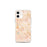 Custom Harlingen Texas Map iPhone 12 mini Phone Case in Watercolor