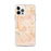 Custom Harlingen Texas Map iPhone 12 Pro Max Phone Case in Watercolor
