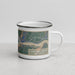 Right View Custom Harpers Ferry West Virginia Map Enamel Mug in Afternoon