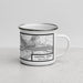 Right View Custom Harpers Ferry West Virginia Map Enamel Mug in Classic