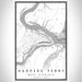 Harpers Ferry West Virginia Map Print Portrait Orientation in Classic Style With Shaded Background