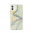 Custom iPhone 11 Harpers Ferry West Virginia Map Phone Case in Woodblock