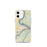Custom iPhone 12 mini Harpers Ferry West Virginia Map Phone Case in Woodblock