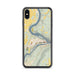 Custom iPhone XS Max Harpers Ferry West Virginia Map Phone Case in Woodblock