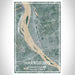 Harrisburg Pennsylvania Map Print Portrait Orientation in Afternoon Style With Shaded Background