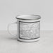 Left View Custom Harrisburg Pennsylvania Map Enamel Mug in Classic