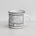 Right View Custom Harrisburg Pennsylvania Map Enamel Mug in Classic