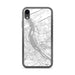 Custom iPhone XR Harrisburg Pennsylvania Map Phone Case in Classic