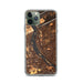 Custom iPhone 11 Pro Harrisburg Pennsylvania Map Phone Case in Ember
