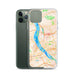 Custom Harrisburg Pennsylvania Map Phone Case in Watercolor