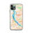 Custom iPhone 11 Pro Harrisburg Pennsylvania Map Phone Case in Watercolor