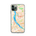 Custom iPhone 11 Pro Harrisburg Pennsylvania Map Phone Case in Watercolor