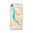 Custom iPhone SE Harrisburg Pennsylvania Map Phone Case in Watercolor