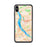 Custom iPhone XS Max Harrisburg Pennsylvania Map Phone Case in Watercolor