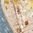 Harrisburg Pennsylvania Map Print in Woodblock Style Zoomed In Close Up Showing Details
