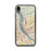 Custom iPhone XR Harrisburg Pennsylvania Map Phone Case in Woodblock
